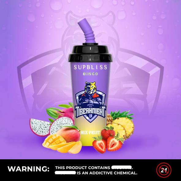 RandM Vape Discount Code | melon miel RandM Supbliss Bingo Appareil à dosettes de vape 8000 1 pièce D8Z6257
