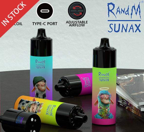 RandM Vape Discount Code | beignet aux fraises RandM Sunax Dispositif de vape remplaçable avec module de contrôle du flux d\'air 21000, 1 pièce D8Z6267