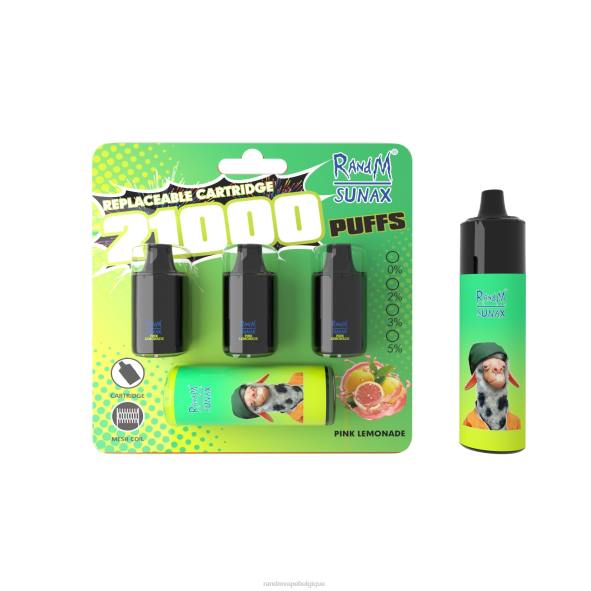 RandM Vape Discount Code | beignet aux fraises RandM Sunax Dispositif de vape remplaçable avec module de contrôle du flux d\'air 21000, 1 pièce D8Z6267