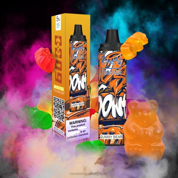 RandM Vape Discount Code | glace vanille banane RandM Tornado Dispositif de contrôle du flux d\'air 6000, 1 pièce D8Z6297
