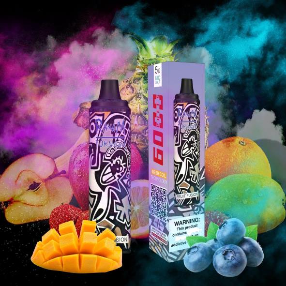 RandM Vape Discount Code | glace vanille banane RandM Tornado Dispositif de contrôle du flux d\'air 6000, 1 pièce D8Z6297