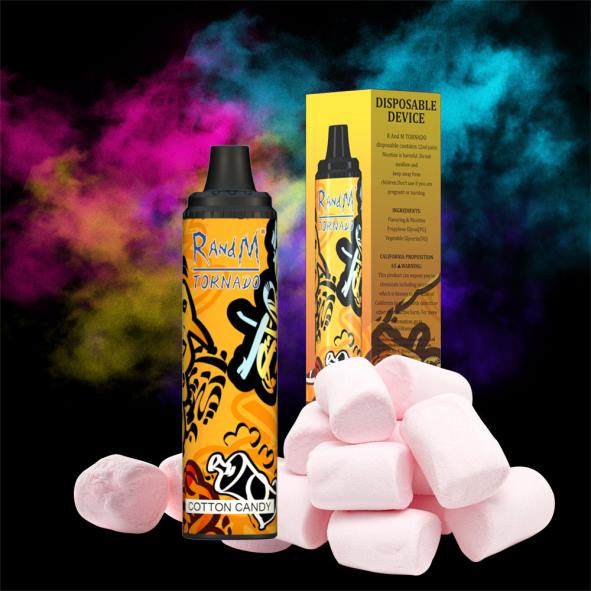 RandM Vape Discount Code | glace vanille banane RandM Tornado Dispositif de contrôle du flux d\'air 6000, 1 pièce D8Z6297