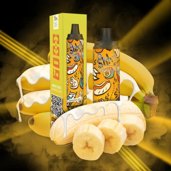 RandM Vape Discount Code | glace vanille banane RandM Tornado Dispositif de contrôle du flux d\'air 6000, 1 pièce D8Z6297