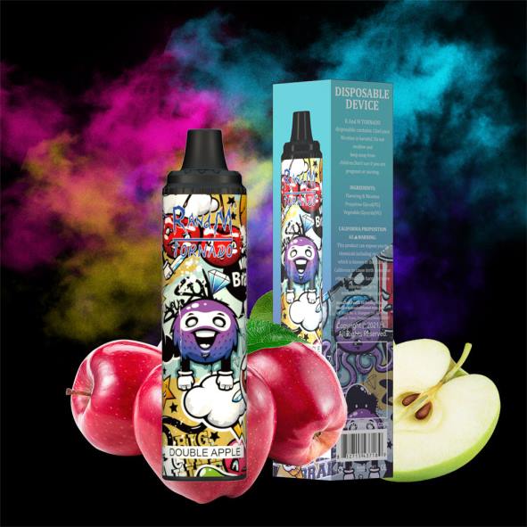 RandM Vape Discount Code | glace vanille banane RandM Tornado Dispositif de contrôle du flux d\'air 6000, 1 pièce D8Z6297