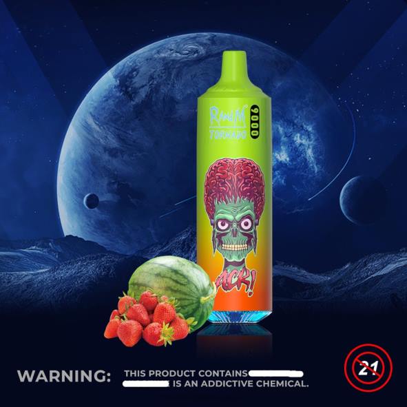 RandM Vape Sale | pastèque fraise RandM Tornado Appareil 9000 vape pod 1pc version 1 D8Z6128