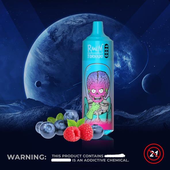 RandM Vape Wholesale | myrtille framboise RandM Tornado Appareil 9000 vape pod 1pc version 1 D8Z6126