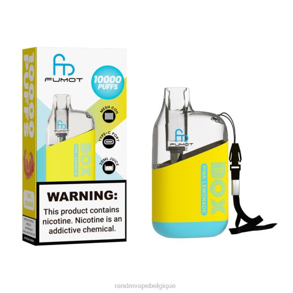 RandM Vape Discount Code | menthe fraîche Fumot Original RandM Tornado Box Dispositif de vape de contrôle du débit d\'air 10000 1 pièce D8Z687