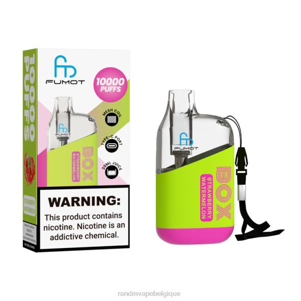 RandM Vape Discount Code | menthe fraîche Fumot Original RandM Tornado Box Dispositif de vape de contrôle du débit d\'air 10000 1 pièce D8Z687