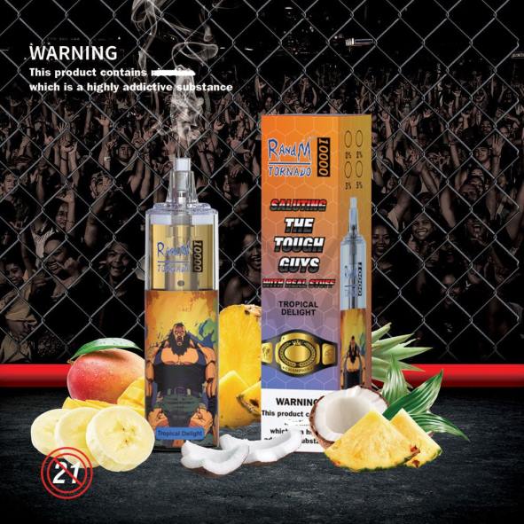RandM Vape Discount Code | mangue fruit de la passion RandM Tornado Dispositif de vape de contrôle du débit d\'air 10000 1 pièce D8Z6117