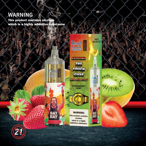 RandM Vape Sale | fraise-kiwi RandM Tornado Dispositif de vape de contrôle du débit d'air 10000 1 pièce D8Z6118