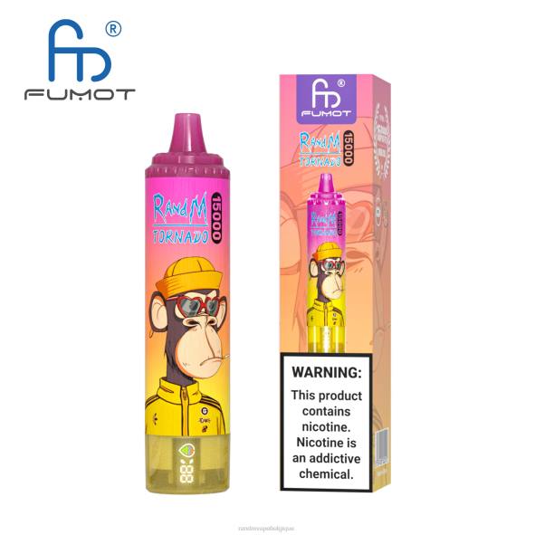 RandM Cigarette Electronique | framboise aigre-douce Fumot RandM Tornado Appareil de vape 15000 avec batterie et affichage ejuice version 3 D8Z649