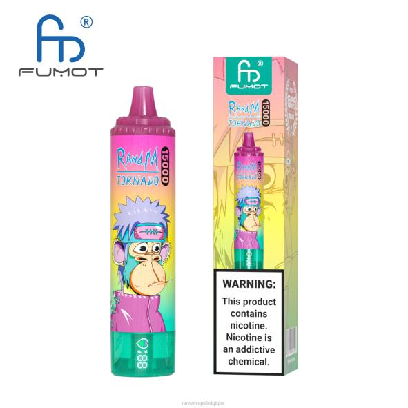 RandM Cigarette Electronique | framboise aigre-douce Fumot RandM Tornado Appareil de vape 15000 avec batterie et affichage ejuice version 3 D8Z649