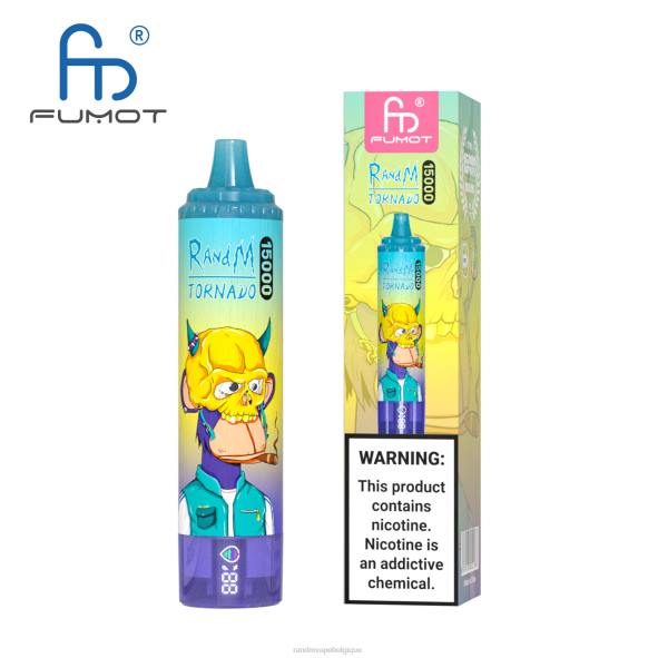 RandM Cigarette Electronique | framboise aigre-douce Fumot RandM Tornado Appareil de vape 15000 avec batterie et affichage ejuice version 3 D8Z649