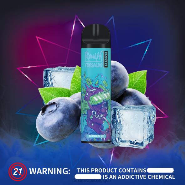 RandM Belgique | pêche mangue RandM Tornado Dispositif de vape de contrôle du flux d\'air 8000 1 pièce D8Z6251