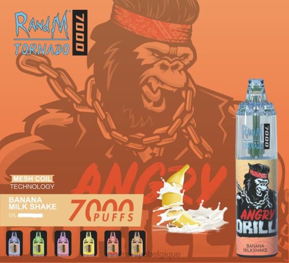 RandM Cigarette Electronique | citron pomme rouge RandM Tornado Dispositif de vape de contrôle du flux d\'air 7000 1 pièce D8Z6179