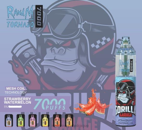 RandM Cigarette Electronique | citron pomme rouge RandM Tornado Dispositif de vape de contrôle du flux d\'air 7000 1 pièce D8Z6179