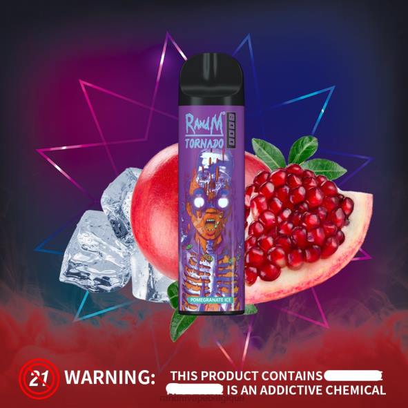 RandM Tornado Belgique | pina colada RandM Tornado Dispositif de vape de contrôle du flux d\'air 8000 1 pièce D8Z6252