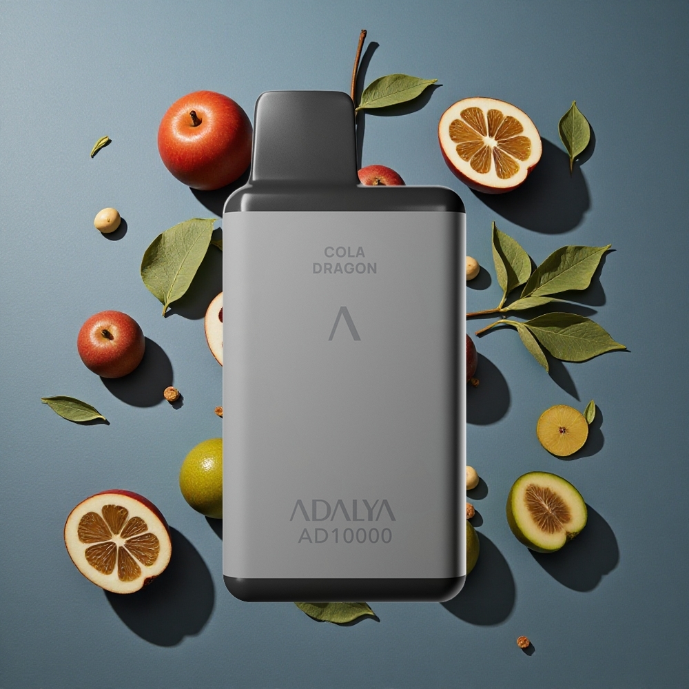 Original E-Liquid Adalya AD 10000 Puffs vente en gros Belgique Gris spatial