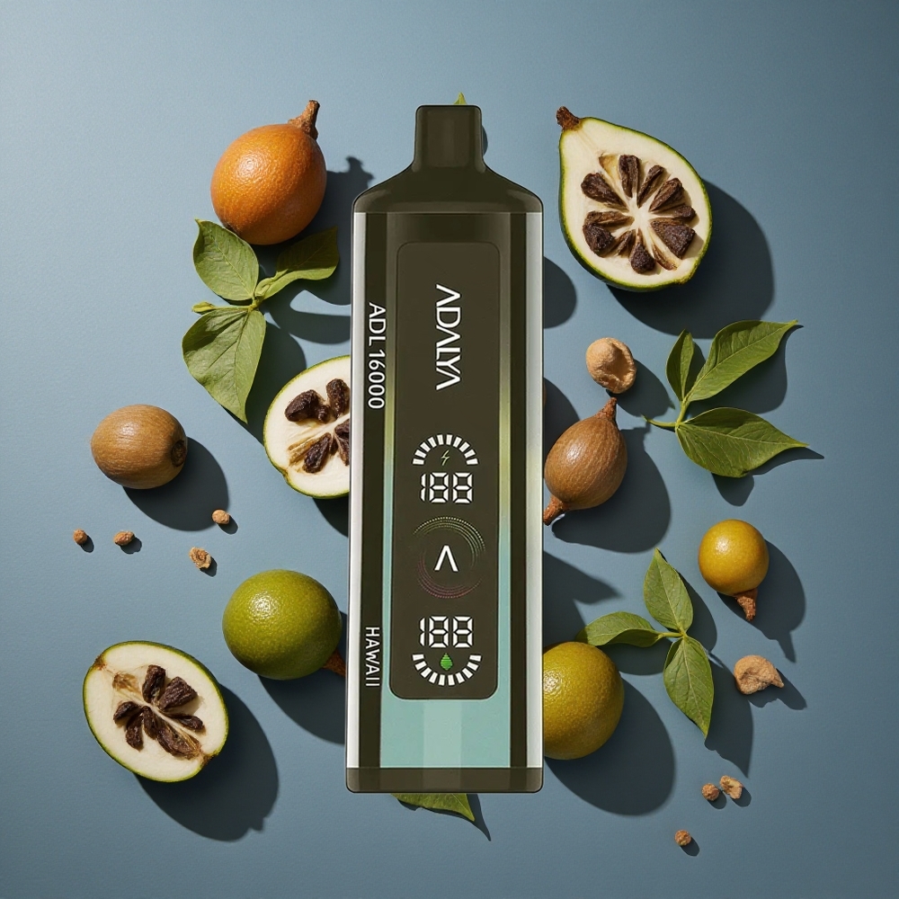 Hawaii Adalya ADL 16000 PRO Puffs 16 000 bouffées vente en gros Belgique écran numérique