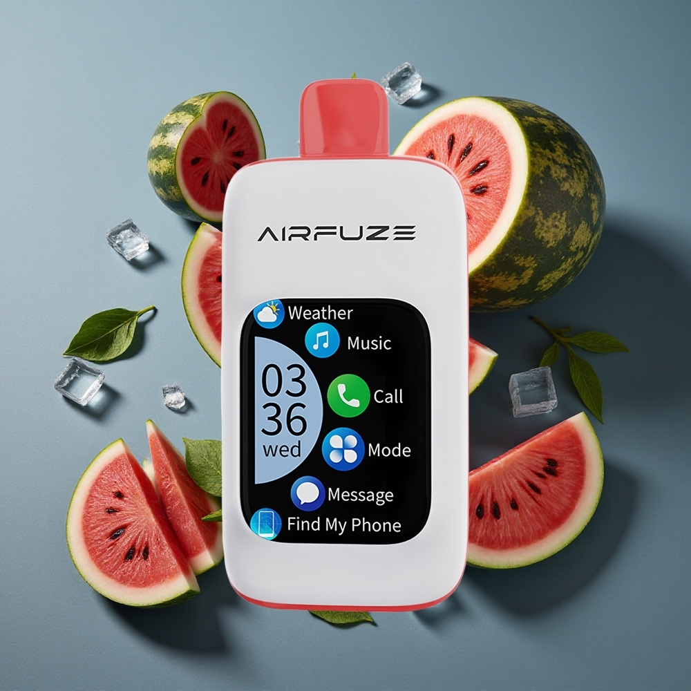 Pastèque Glacée AirFuze Smart 30000 Puffs TFT Tactile 2.01" vente en gros Belgique