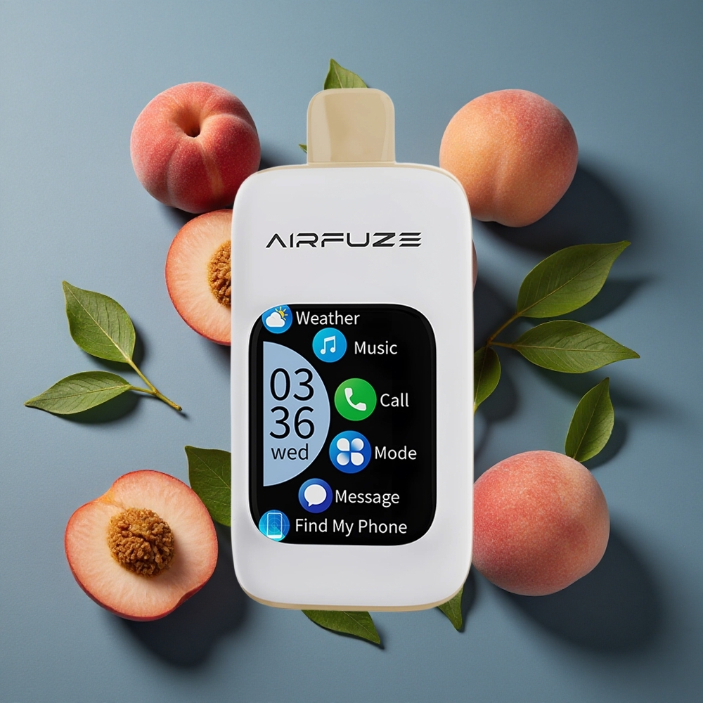 Pêche Juteuse AirFuze Smart Pro 40000 Puffs vente en gros Belgique Écran Tactile Rechargeable