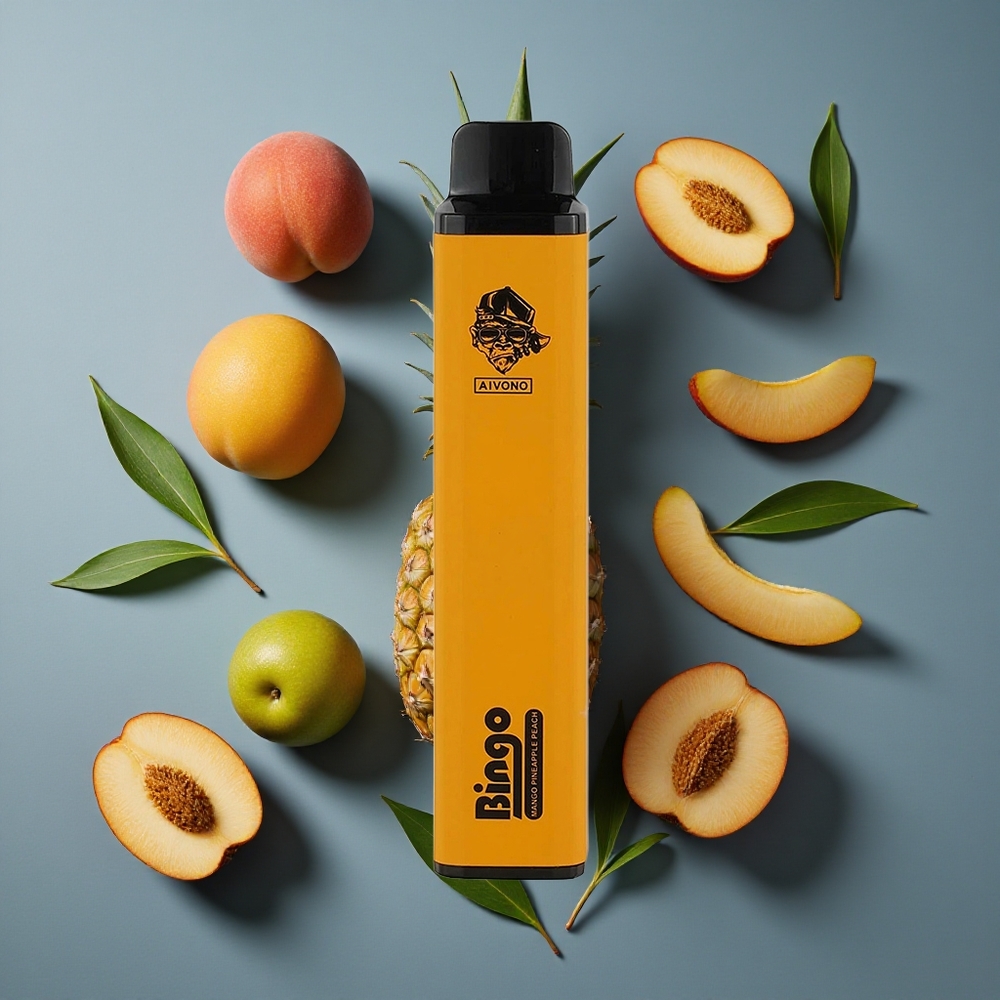 Ananas Pêche Aivono AIM BINGO 4000 Puffs vente en gros Belgique 10 mL 1000mAh