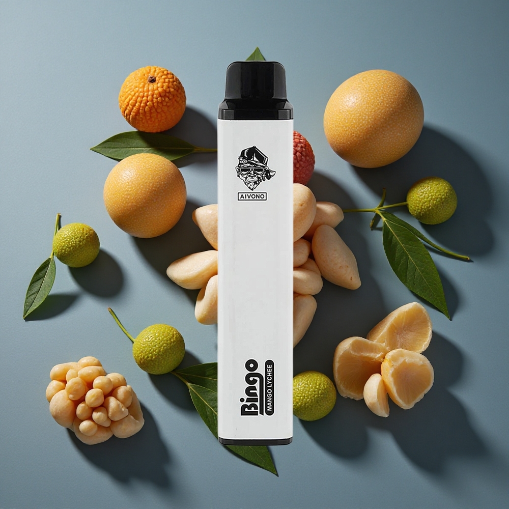 Mangue Litchi Aivono AIM BINGO 4000 Puffs 10 mL 1000mAh vente en gros Belgique