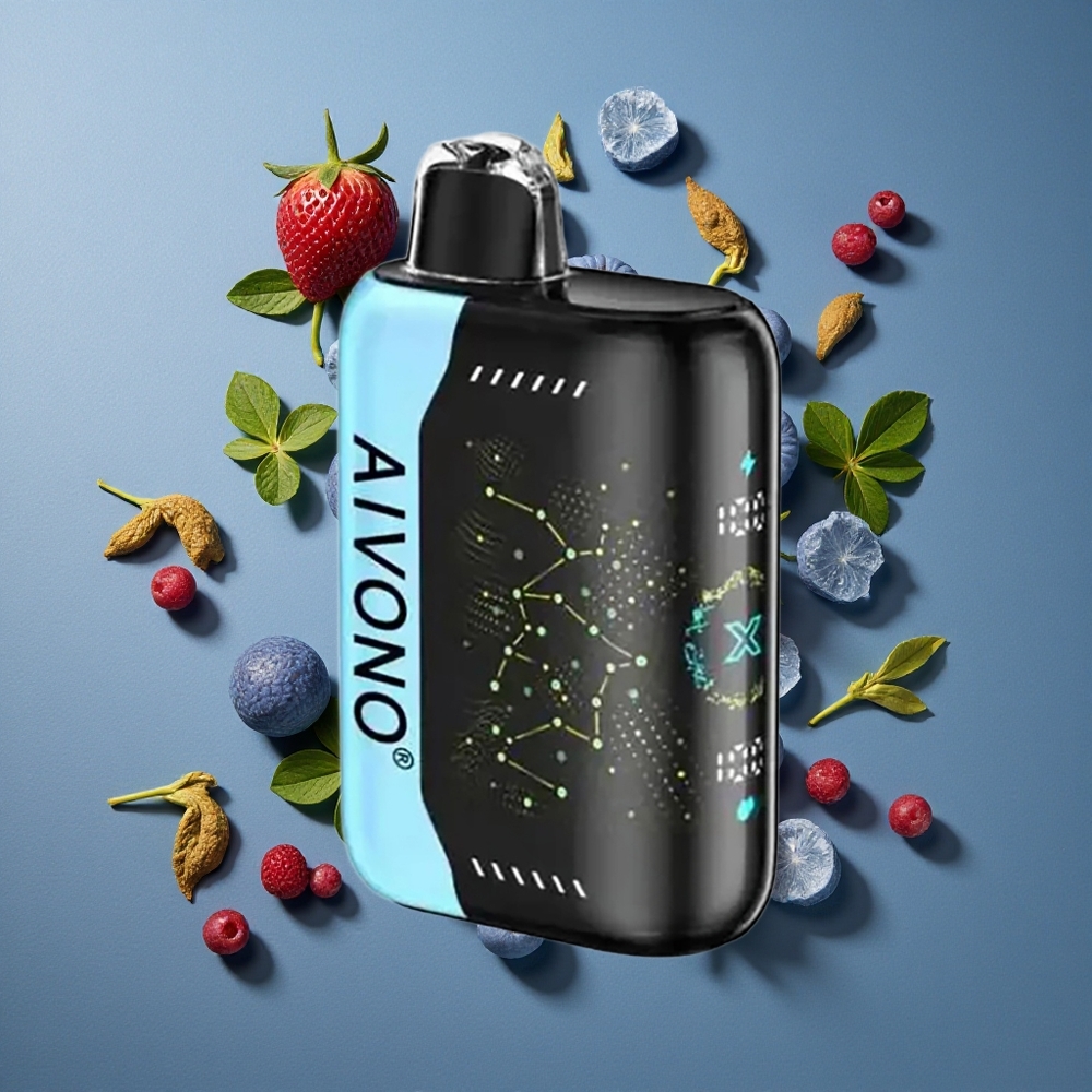 Framboise Bleue Glacée Aivono AIM BOOM 25000 Puffs 28ml 650mAh vente en gros Belgique