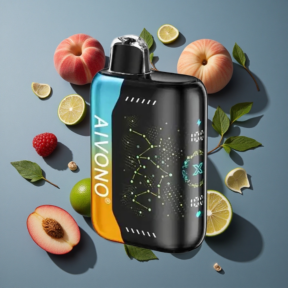 Framboise Pêche Citron Vert Aivono AIM BOOM 25000 Puffs vente en gros Belgique 28ml E-Liquide