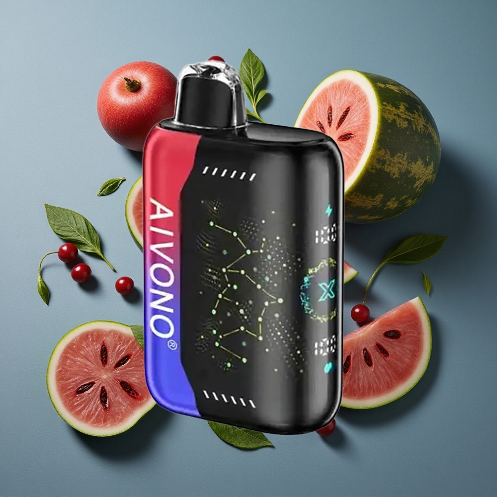 Pastèque Glacée Cerise Aivono AIM BOOM 25000 Puffs vente en gros Belgique 28ml Capacité E-Liquide