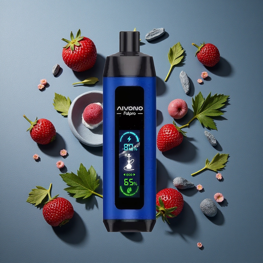 Baies Glacées Aivono AIM FATPRO 22000 Puffs 28ml E-liquid vente en gros Belgique Rechargeable