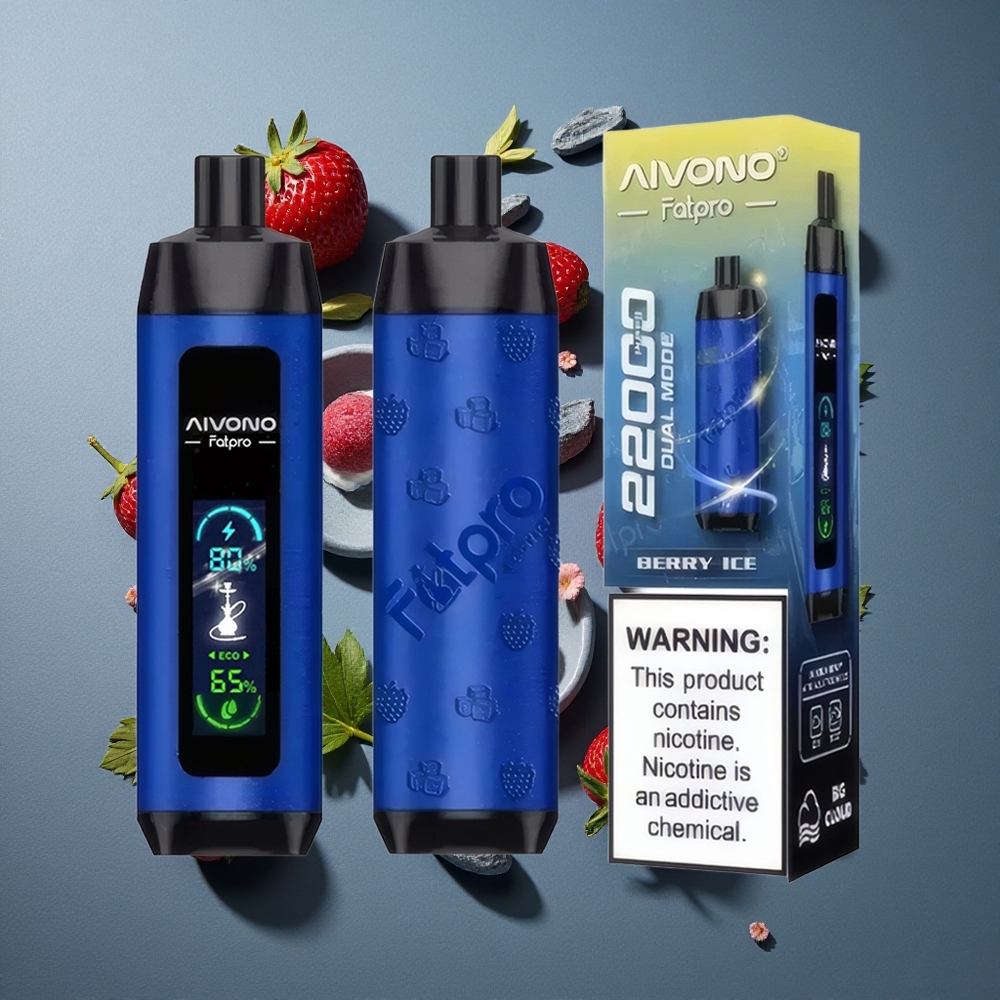 Baies Glacées Aivono AIM FATPRO 22000 Puffs 28ml E-liquid vente en gros Belgique Rechargeable