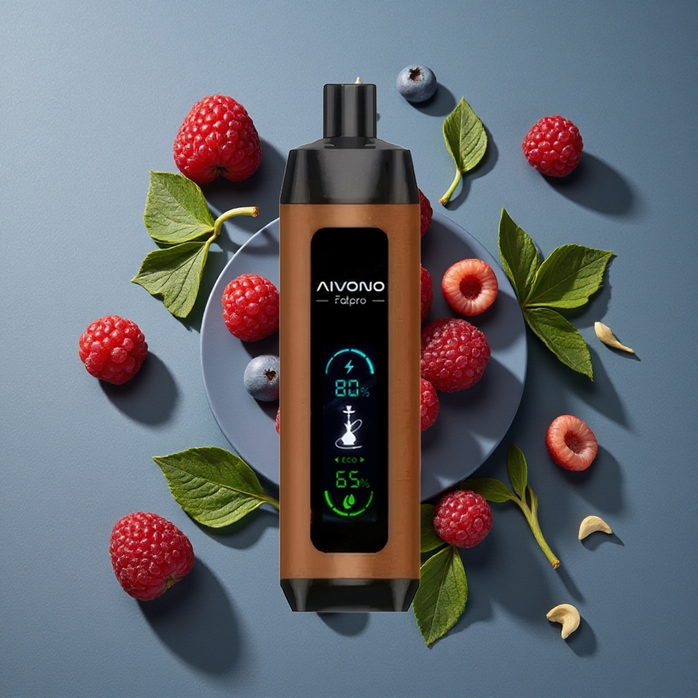Cerise Framboise Aivono AIM FATPRO 22000 Puffs 28ml E-liquide vente en gros Belgique 600mah Rechargeable
