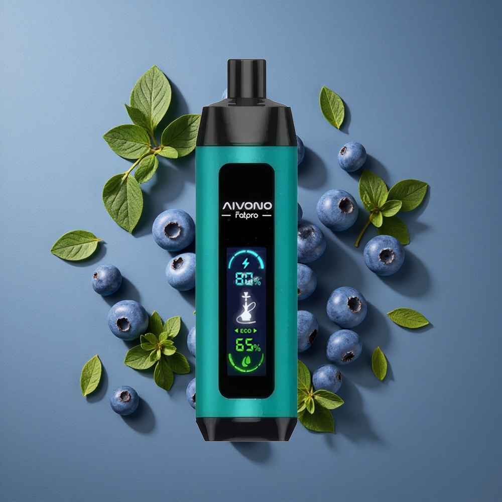 Myrtille Aivono AIM FATPRO 22000 Puffs 28ml e-liquide vente en gros Belgique 600mah Rechargeable