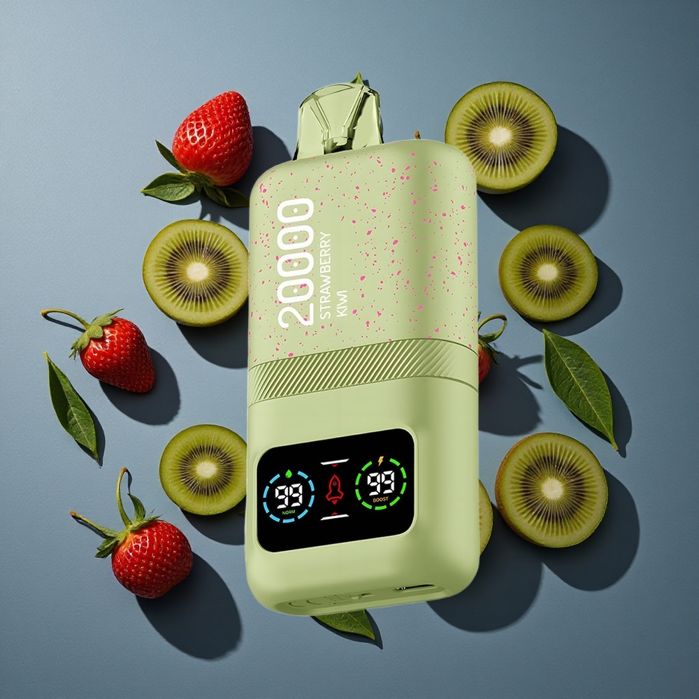 Fraise Kiwi Aivono AIM MAGIC 20000 Puffs Rechargeable Type-C vente en gros Belgique LCD