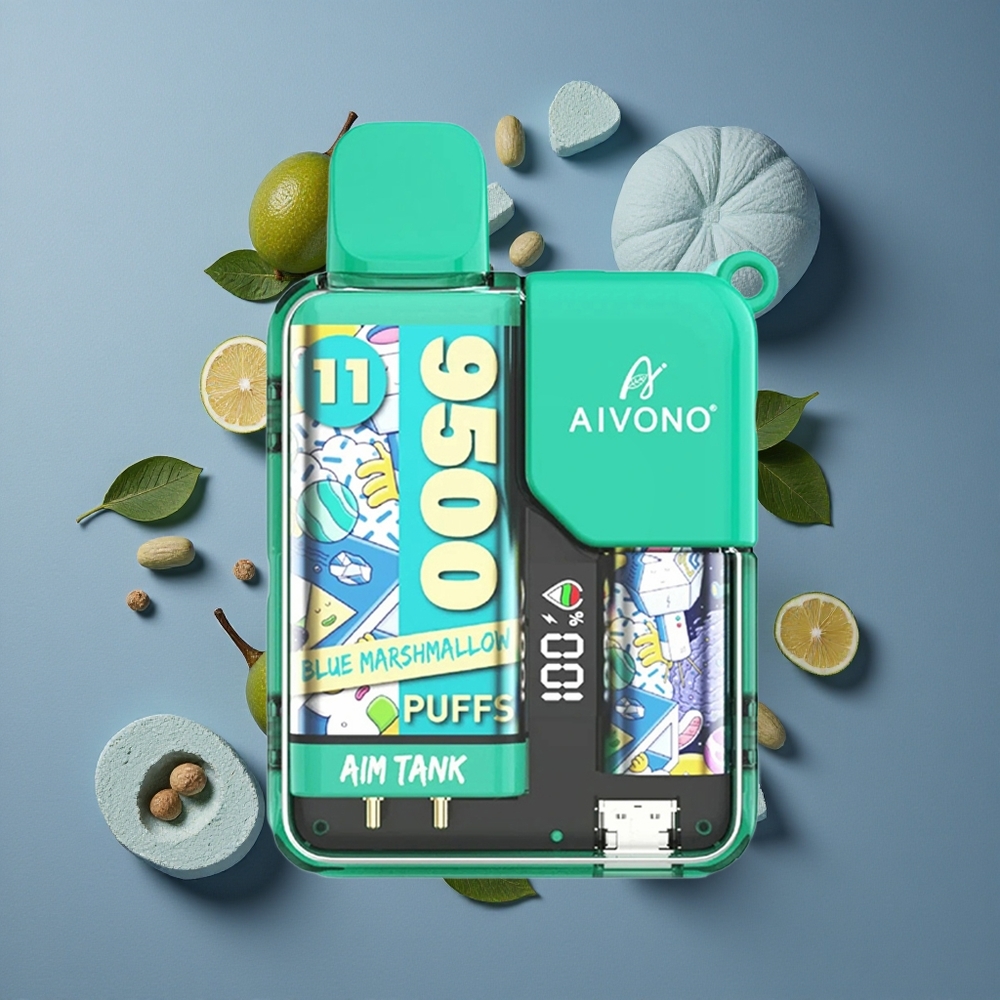 Marshmallow Bleu Aivono AIM-TANK 9500 Puffs 18ml E-liquide 650mAh vente en gros Belgique