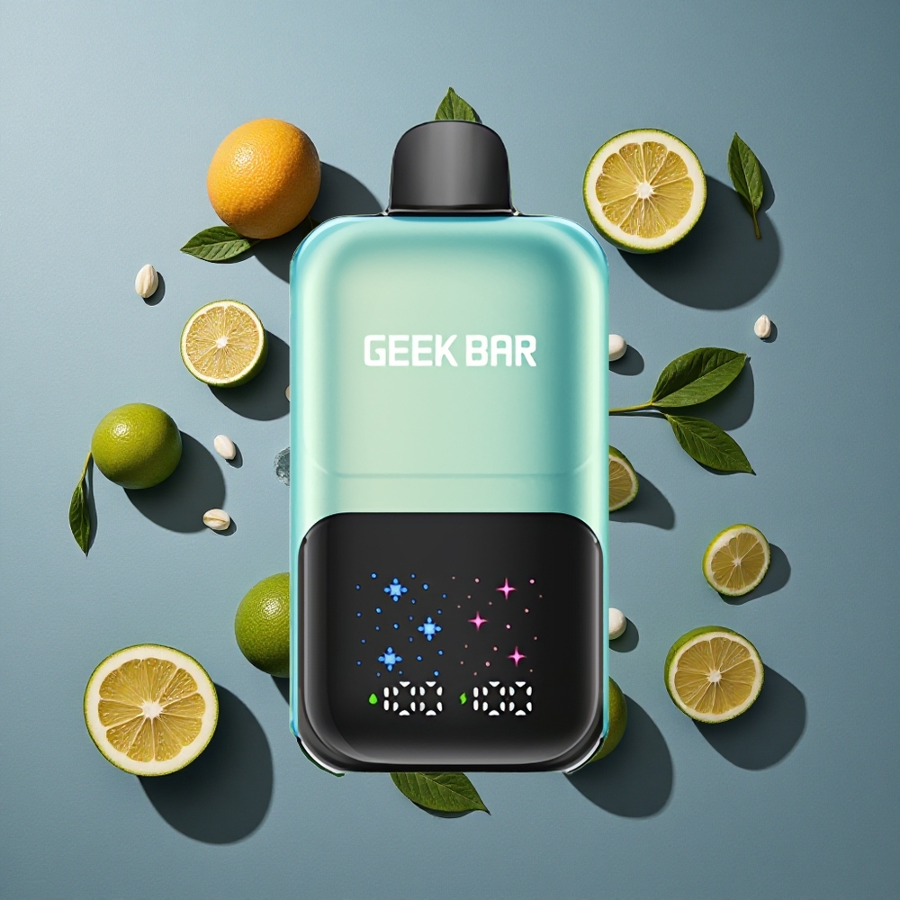 Menthe Glacée Cool GEEK BAR 2GO Two Series 50000 Puffs vente en gros Belgique Écran Interactif