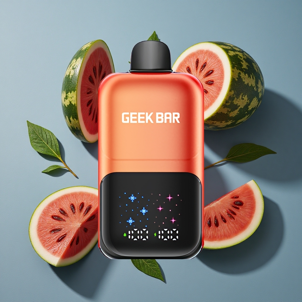 Pastèque Bubble Glace GEEK BAR 2GO Two Series 50000 Puffs vente en gros Belgique Ecran Interactif