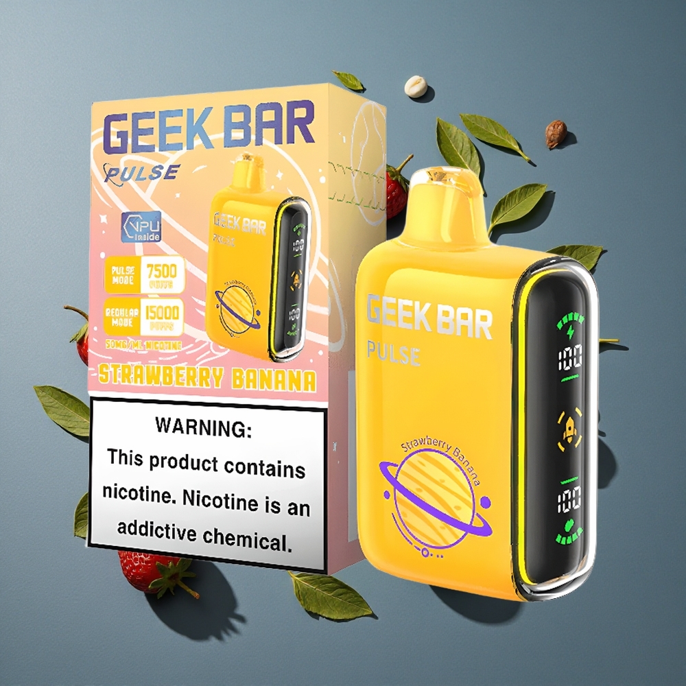 Fraise Menthe GEEK BAR Pulse 15 000 Puffs 16ML vente en gros Belgique