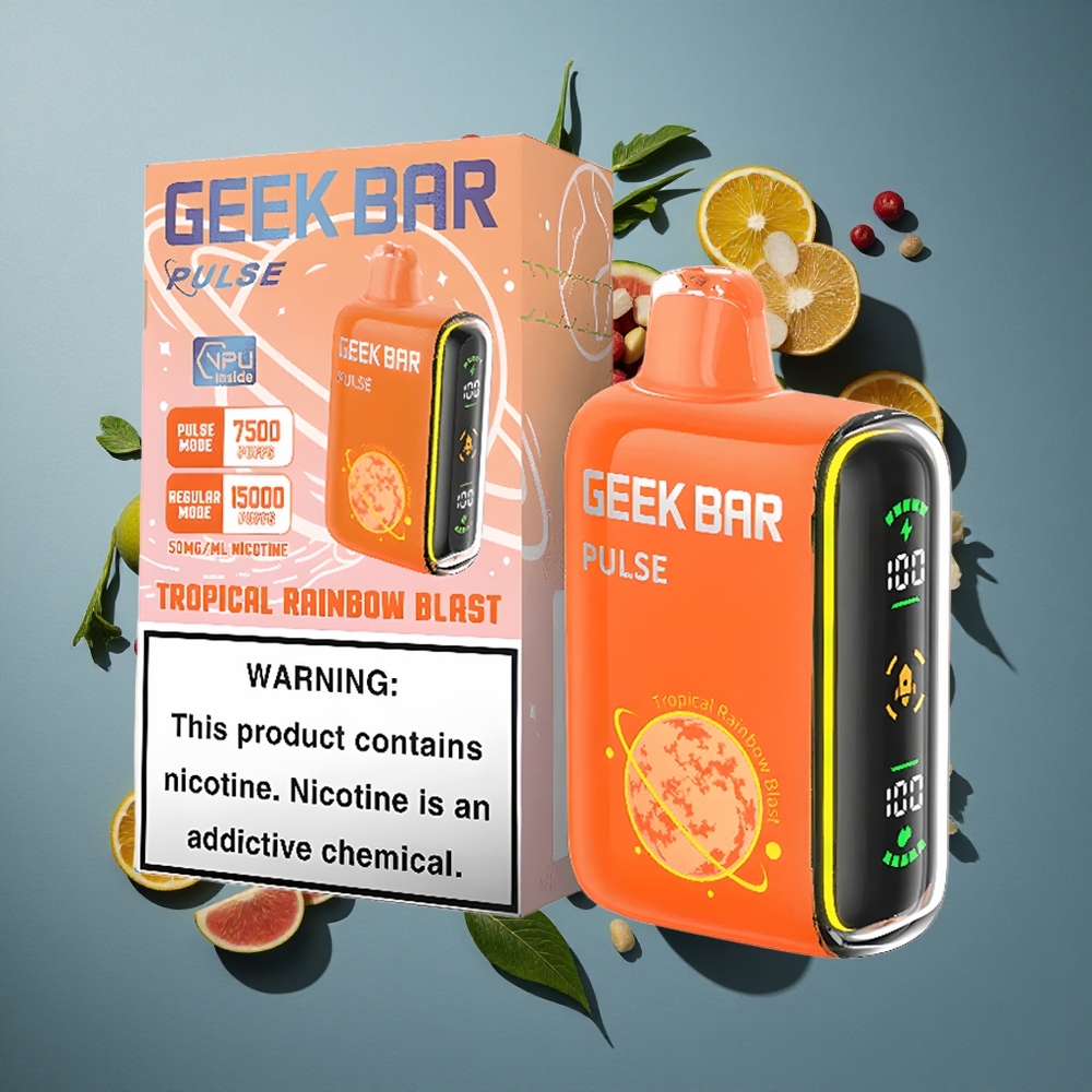 Fraise Menthe GEEK BAR Pulse 15 000 Puffs 16ML vente en gros Belgique