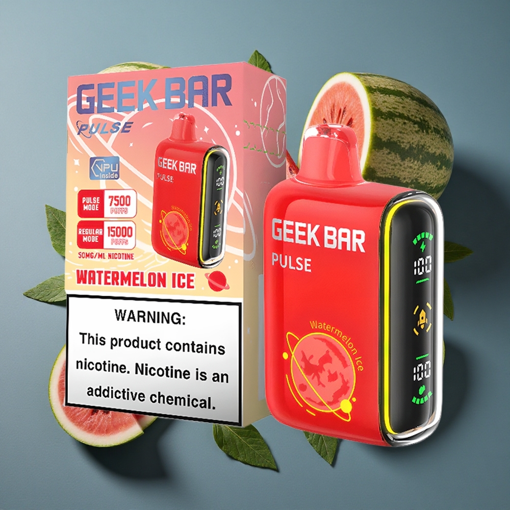 Fraise Menthe GEEK BAR Pulse 15 000 Puffs 16ML vente en gros Belgique