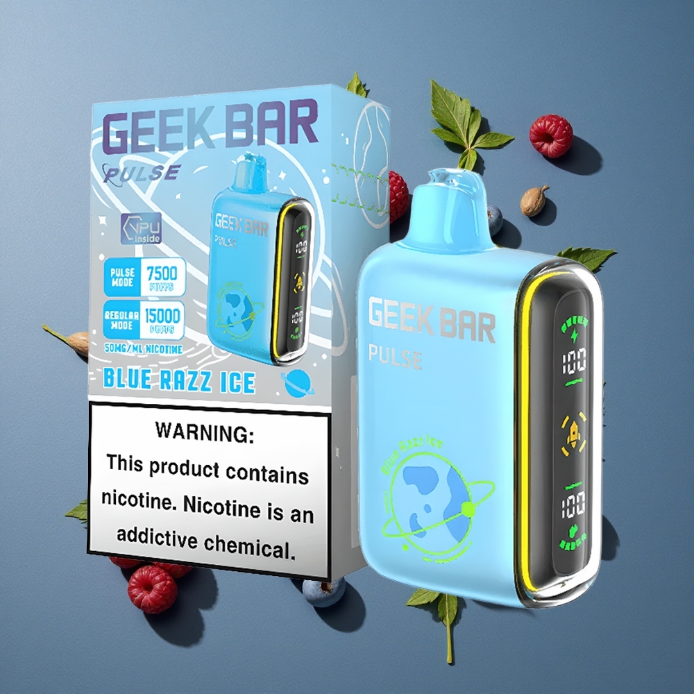 Fraise Menthe GEEK BAR Pulse 15 000 Puffs 16ML vente en gros Belgique