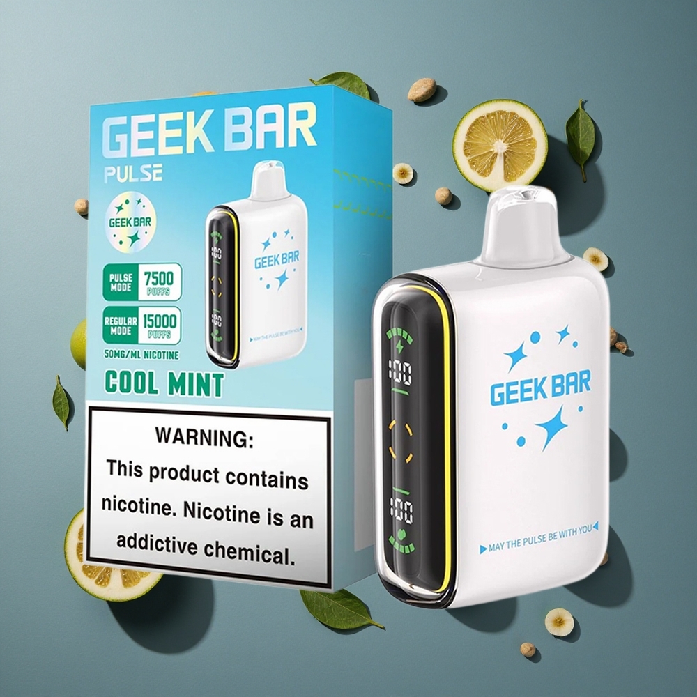 Fraise Menthe GEEK BAR Pulse 15 000 Puffs 16ML vente en gros Belgique