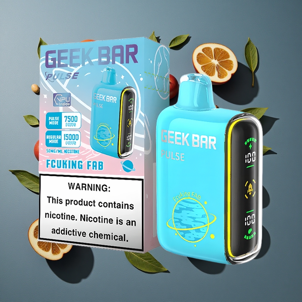 Fraise Menthe GEEK BAR Pulse 15 000 Puffs 16ML vente en gros Belgique