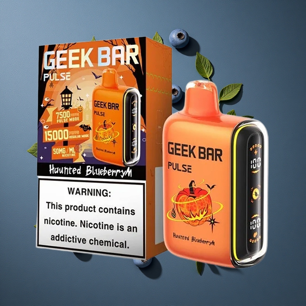 Fraise Menthe GEEK BAR Pulse 15 000 Puffs 16ML vente en gros Belgique USB Type-C