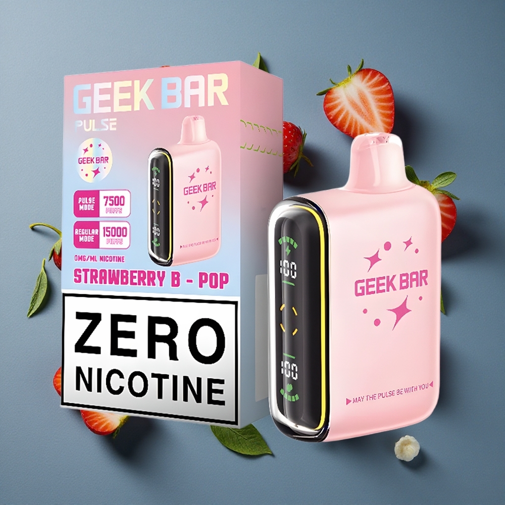 Fraise Menthe Geek Bar Pulse 15000 Puffs 16ML 5% Nicotine vente en gros Belgique