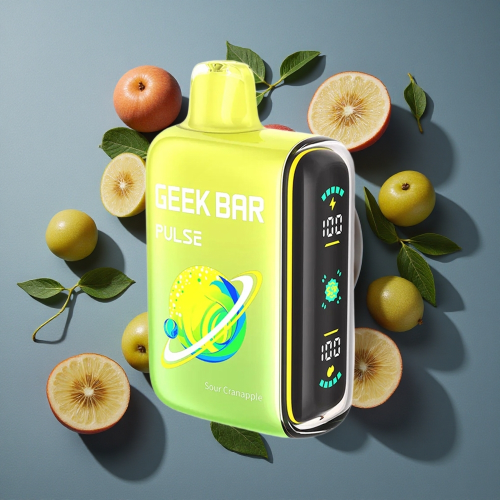 Goût Acidulé Geek Bar Pulse 15000 Puffs 16ML vente en gros Belgique USB Type-C