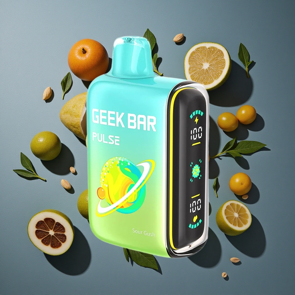 Goût Acidulé Geek Bar Pulse 15000 Puffs 16ML vente en gros Belgique USB Type-C