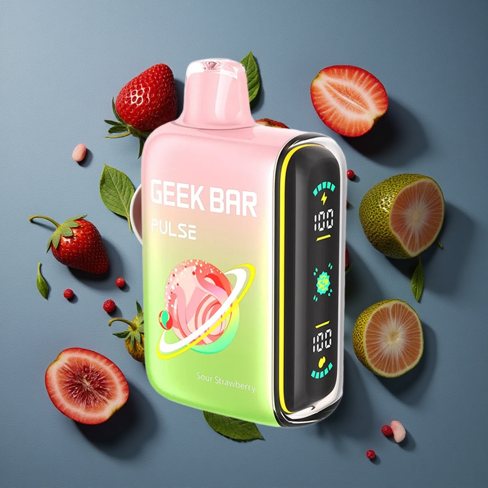 Goût Acidulé Geek Bar Pulse 15000 Puffs 16ML vente en gros Belgique USB Type-C