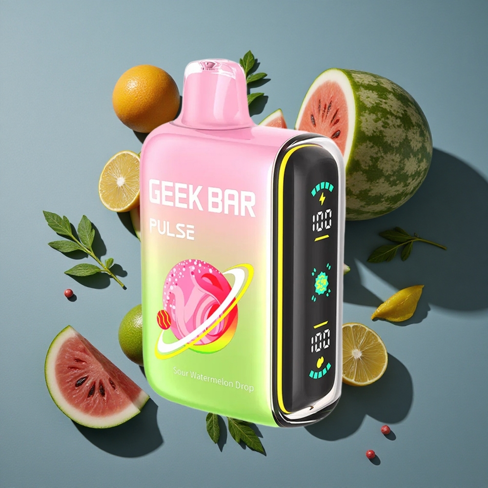 Goût Acidulé Geek Bar Pulse 15000 Puffs 16ML vente en gros Belgique USB Type-C